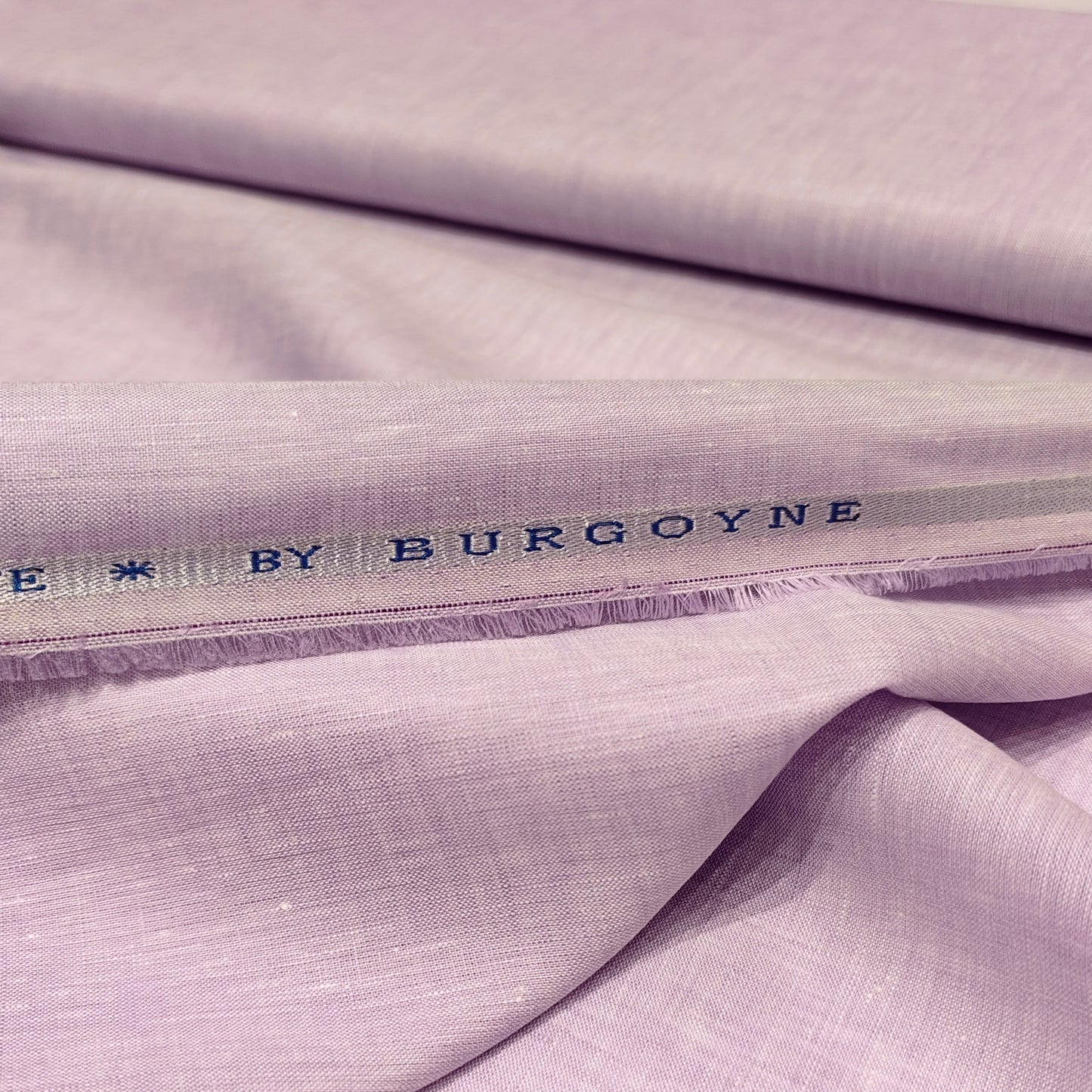 Burgyone 70LEA Ultra Fine Irish Linen Unstiched Shirting and Kurta Fabric(Lavender).