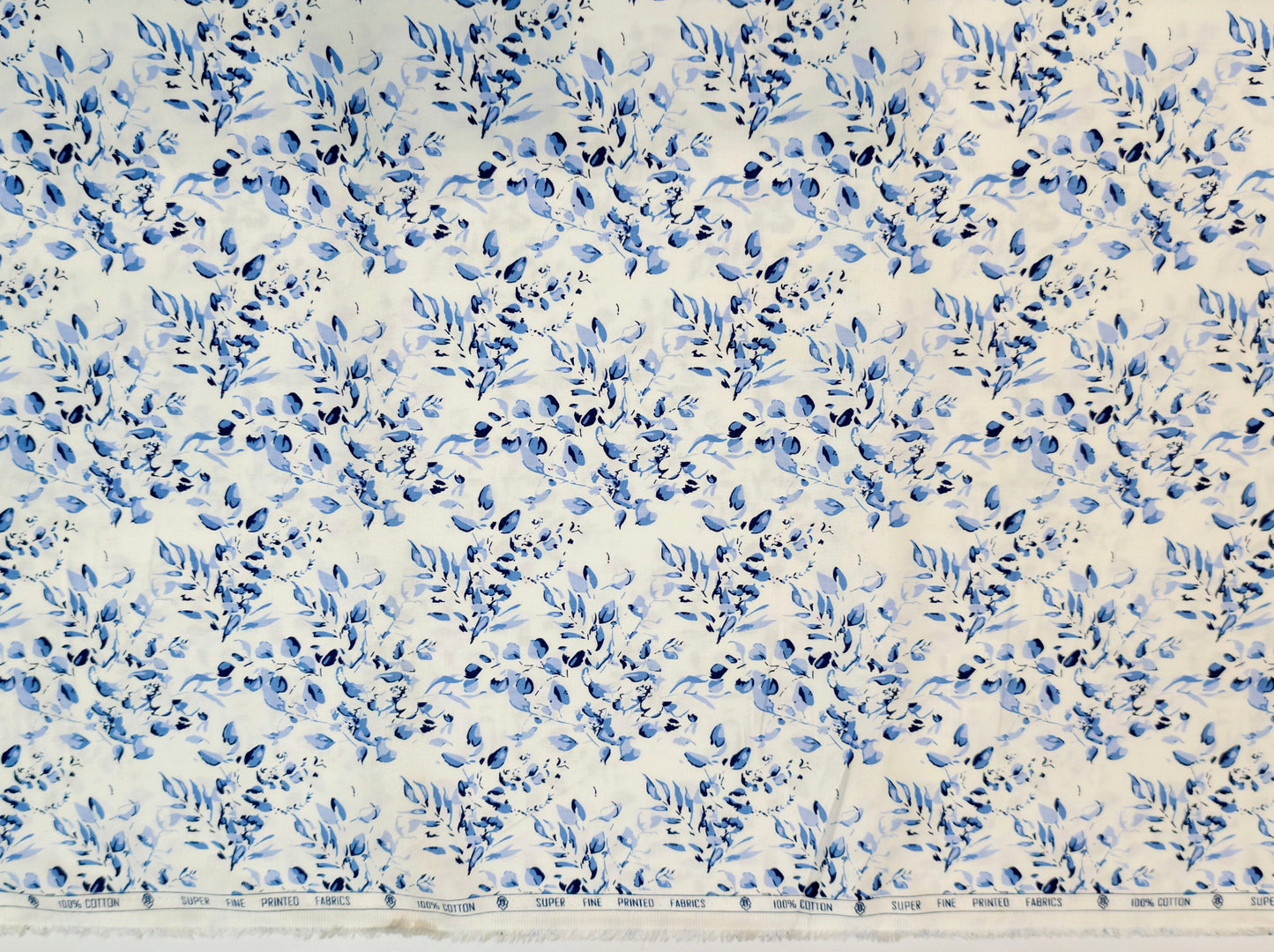 Kriplon Men's Pure Cotton Unstitched Shirting Fabric(Floral Print).