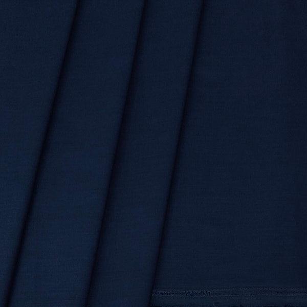 Shirt Fabric ManTire wrinkle Free PC Plain Fill a Fill Colour Navy Blue