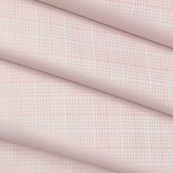 Shirt Fabric Raymond Blended Broad Jacquard Colour Crepe Pink