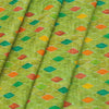 Shirt Fabric ManTire Polyester Viscose Digital Printed Color Green
