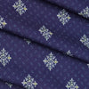 Shirt Fabric ManTire Polyester Viscose Digital Printed Color Midnight Blue