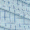 Shirt Fabric Arvind Cotton Blended Check Colour Iceberg Blue