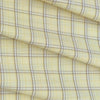 Shirt Fabric Arvind Cotton Blended Check Colour Beige N Cream Brown