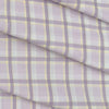 Shirt Fabric Arvind Cotton Blended Check Colour Light Purple