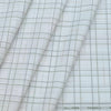 Shirt Fabric ManTire Poly Cotton Wrinkle Free Check Colour Swamp Green N White