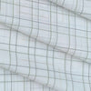Shirt Fabric ManTire Poly Cotton Wrinkle Free Check Colour Swamp Green N White