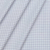 Shirt Fabric ManTire Poly Cotton Wrinkle Free Formal Small Check Colour White N Lavender