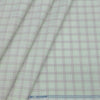 Shirt Fabric Arvind Cotton Blended Check Colour Gin Green N White