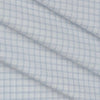 Shirt Fabric Arvind Cotton Blended Check Colour Blue N White