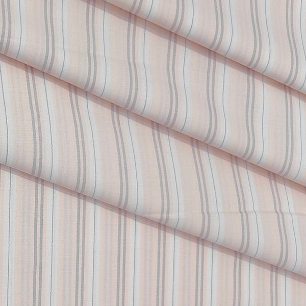 Shirt Fabric Arvind Cotton Blended Broad Lining Colour Peach