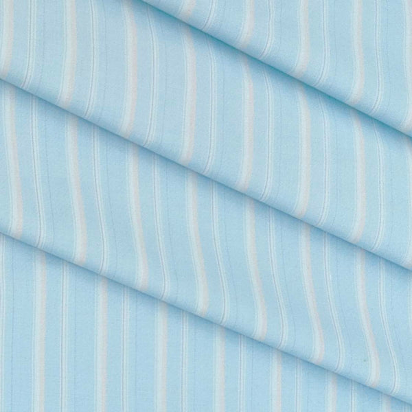 Shirt Fabric Arvind Cotton Blended Lining Colour Cyan Blue