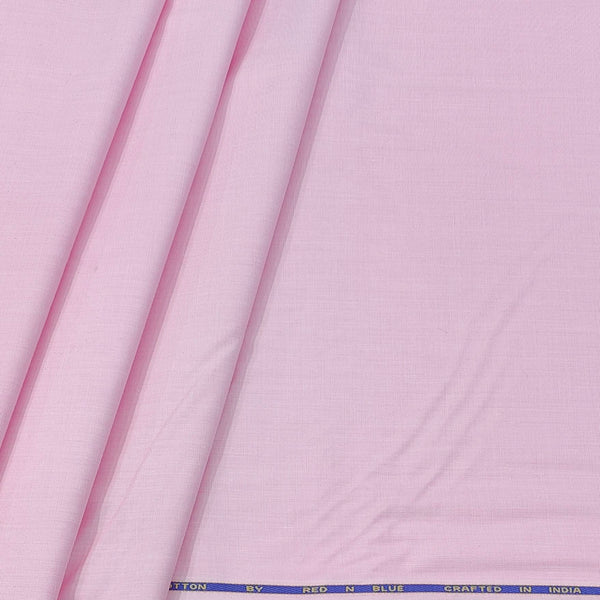 Shirt Fabric ManTire wrinkle Free PC Plain Fill a Fill Colour Pink