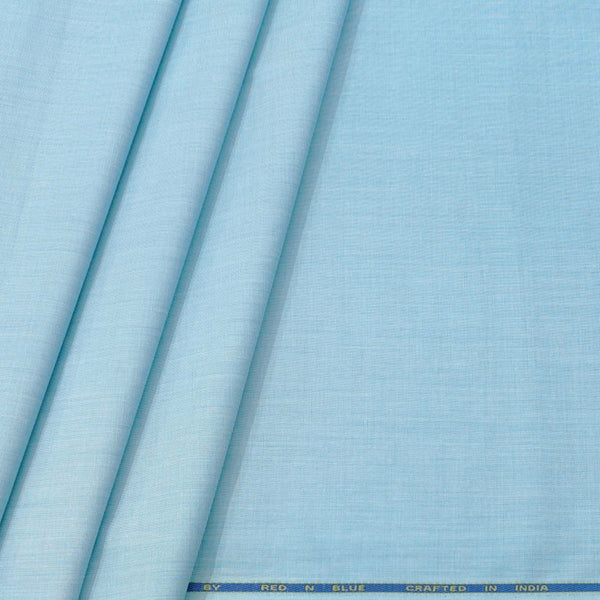 Shirt Fabric ManTire wrinkle Free PC Plain Fill a Fill Colour Very Light Blue