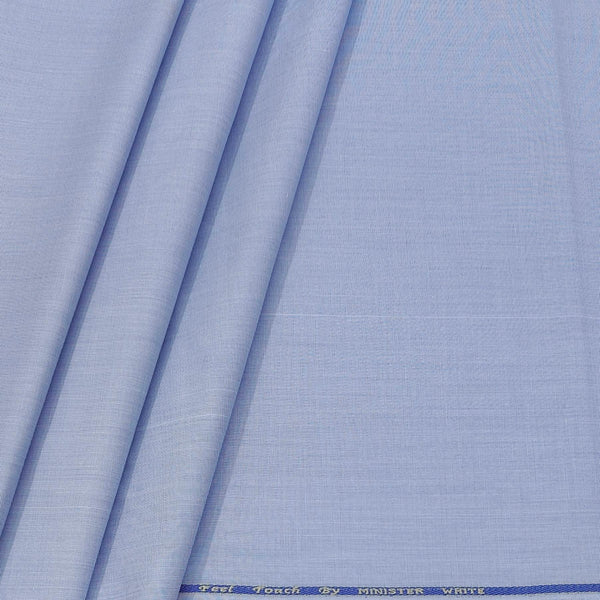 Shirt Fabric ManTire wrinkle Free PC Plain Fill a Fill Colour Blue