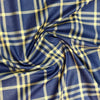 Giza House by Soktas Giza Cotton Checks Shirting Fabric (Navy & Beige)