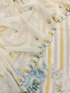 Premium Linen Unstitched Suit – Elegant Floral Collection
