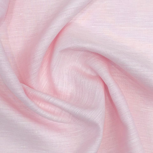 Linen Club(Aditya Birla group) 70 LEA European Linen Shirting and Kurta Fabric(Baby Pink).
