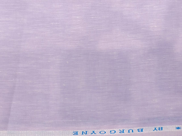 Burgoyne Irish Linen 70 LEA Shirting and Kurta Fabric (Lavender).