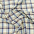 Soktas By Giza House Giza Cotton Checks Shirting Fabric (Cream and Blue).