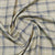 Siyaram Bamboo Cotton Checks Shirting Fabric (Beige and Grey)