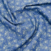 Imported Italy Premium Cotton Printed Shirting Fabric (Royal Blue).