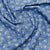 Imported Italy Premium Cotton Printed Shirting Fabric (Royal Blue).