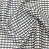 Tessitura Monti India Giza Cotton Checks Shirting Fabric (White and Grey).
