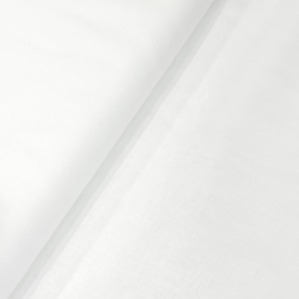 Linen Club (Aditya Birla Group) 120 LEA European Linen Solids Shirting and Kurta Pajama Fabric (White)