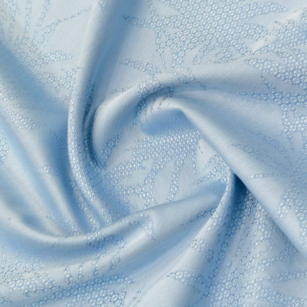 Soktas Premium Giza Cotton Jacquard Shirting Fabric (Sky Blue)