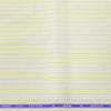 Soktas Giza Cotton Striped Shirting Fabric (Yellow)