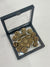 Elegant High-Quality Metal Brooch with Decorative Buttons