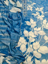 Pure Mahen Mul Mul Cotton Unstitched Suit Set (Indigo).