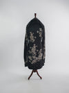 Elegant Pure Cotton Unstitched Suit Set with Muslin Printed Dupatta (Black).