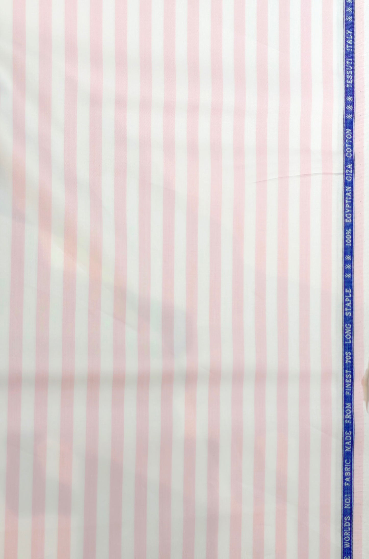 Tessuti Italy 70's Men Egyptian Giza Cotton Unstitched Shirting and Kurta Fabric(Baby Pink).