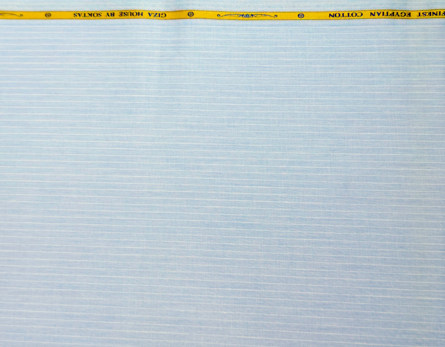 Soktas Men's 100% Egyptian Giza Cotton Unstitched Formal Shirting and Kurta Fabric(Dark Ice Blue).