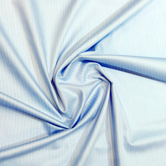 Soktas Men's 100% Egyptian Giza Cotton Unstitched Formal Shirting and Kurta Fabric(Dark Ice Blue).