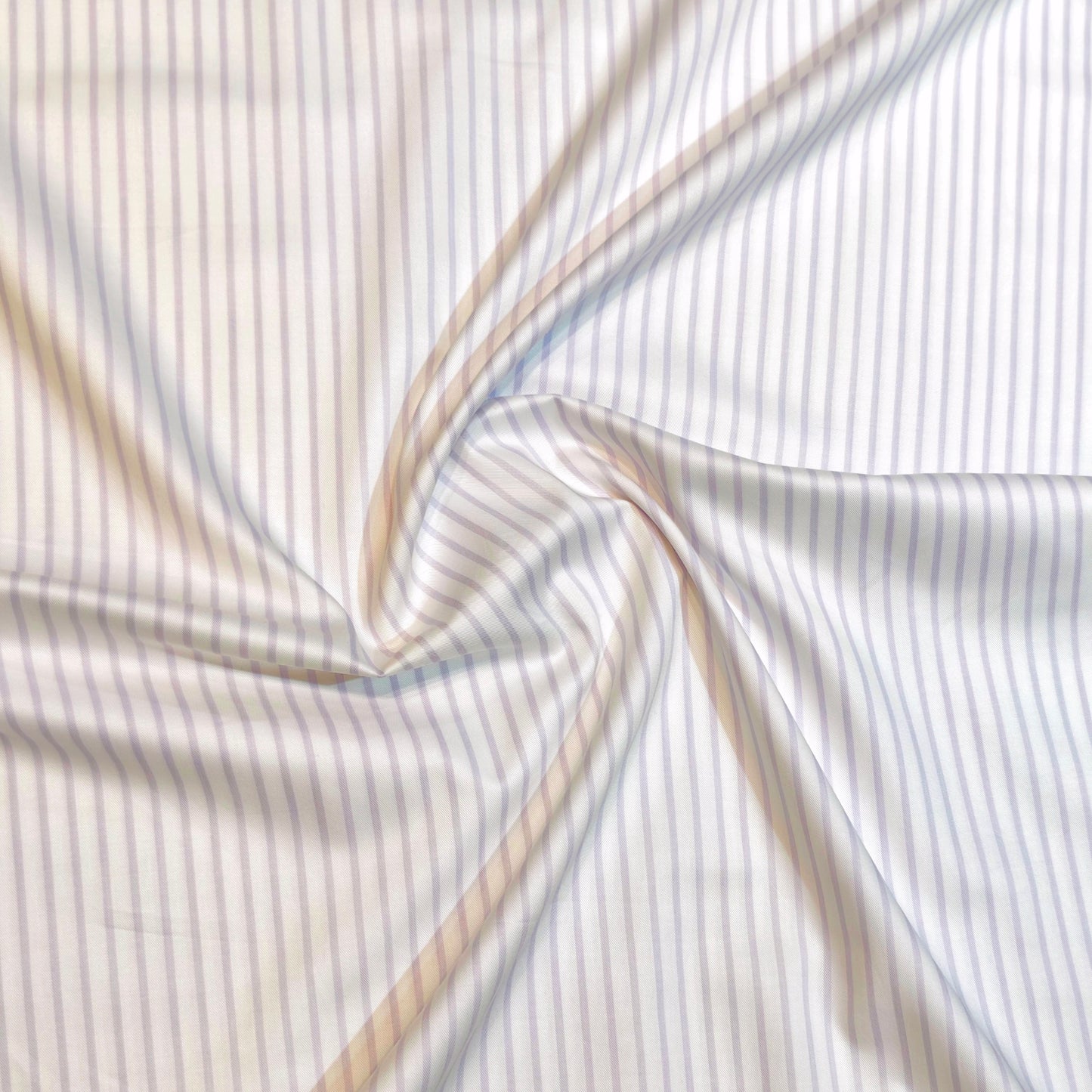 Soktas Men's 100% Giza Cotton Unstitched Strips Shirting and Kurta Fabric(Lavender).