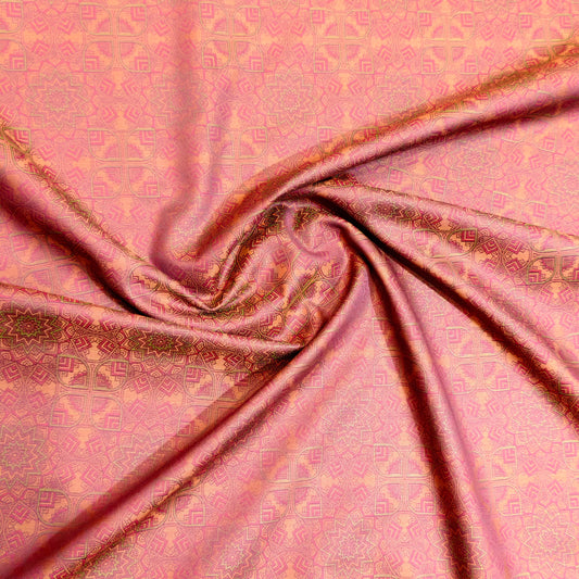 Soktas Men's Unstitched Egyptian Cotton Fabric Used For Nehru Jacket, Shirts and Kurta(Multi-Colour Jacquard).