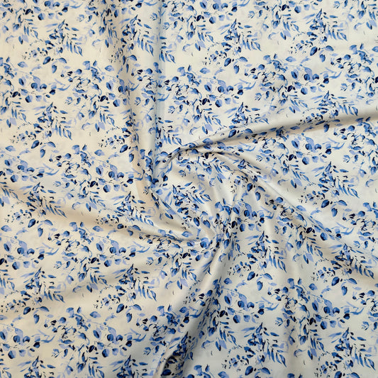 Kriplon Men's Pure Cotton Unstitched Shirting Fabric(Floral Print).