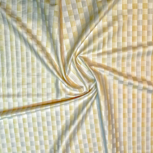 Ruby Men's Giza Cotton Unstiched Shirting Fabric(Jacquard).