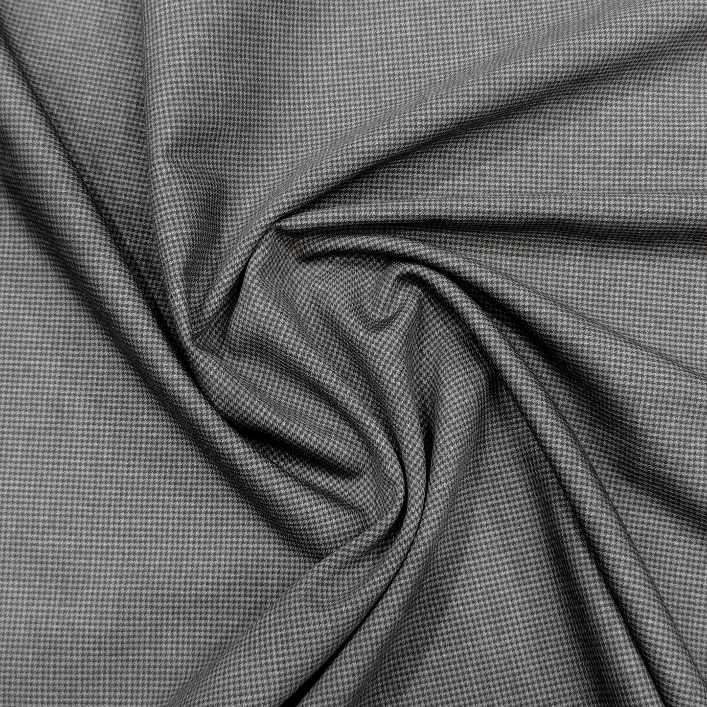 Panero Italy Men’s Terry Rayon Checked Unstitched Suiting Fabric (Steel Grey)