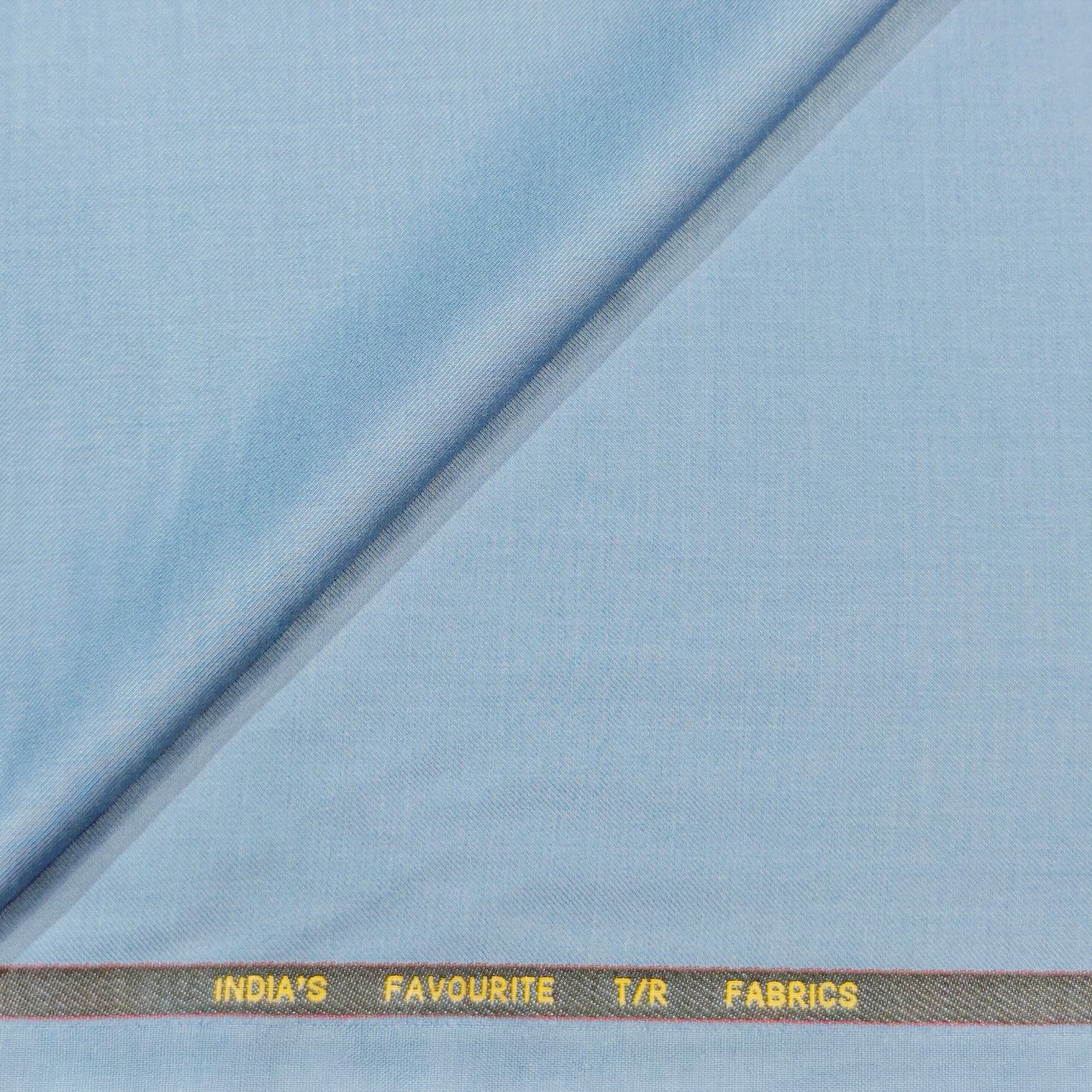 Grado Men’s Terry Rayon Unstitched Suiting Fabric (Powder Blue)