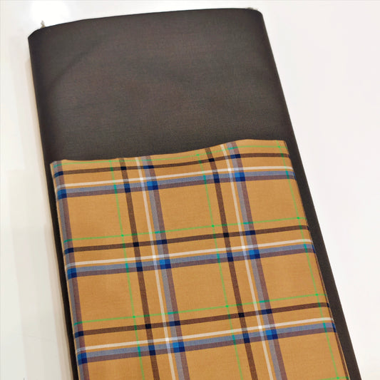 Combo of J.Hamstead Poly Viscose(PV) Pant & Arvind Cotton Shirt Fabric