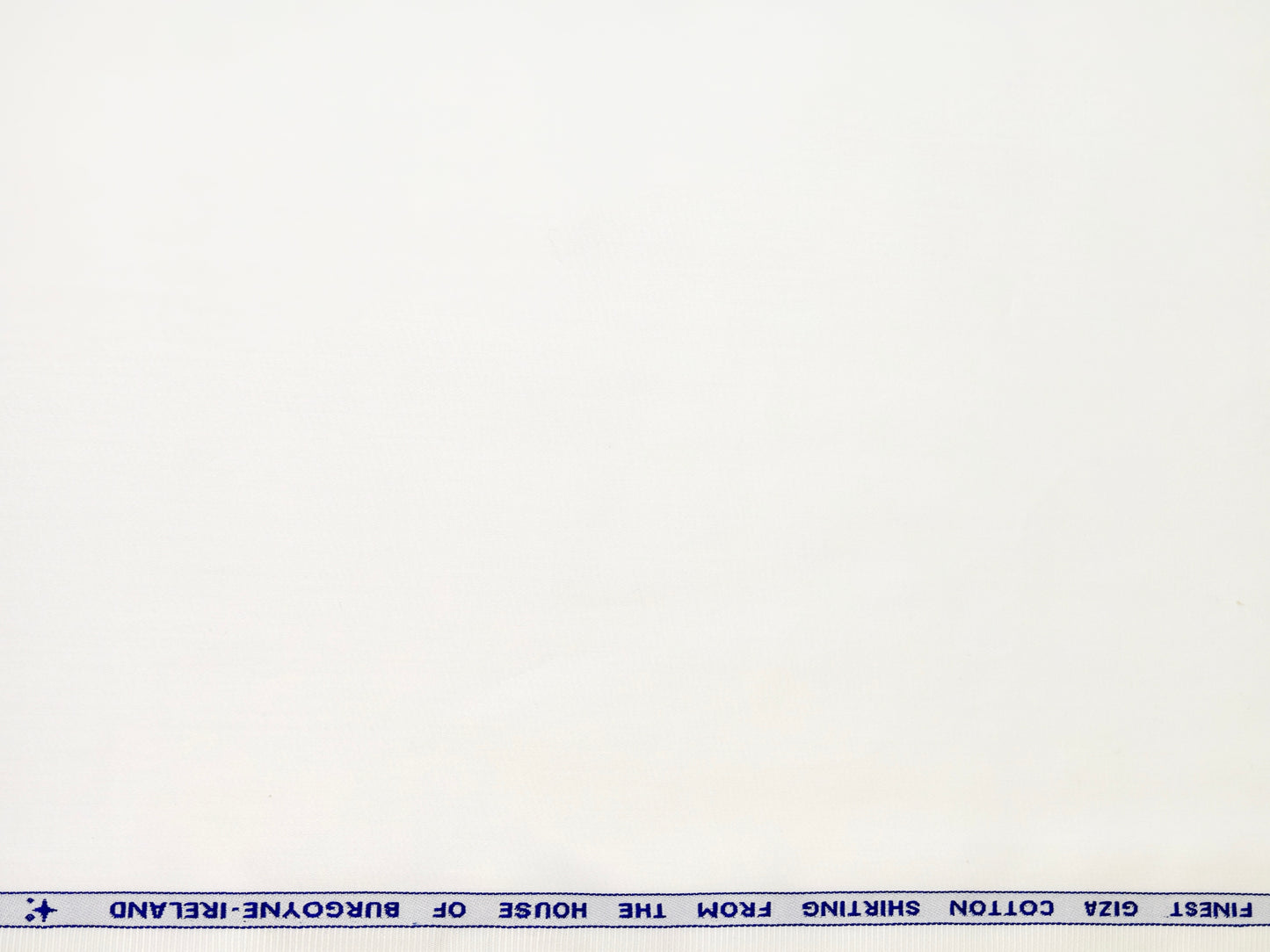 Burgyone Giza Cotton Solids Unstitched Shirt or Kurta Pajama Fabric (White)