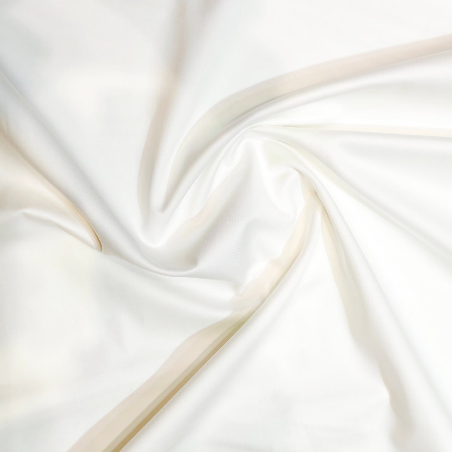 Soktas 70's Counts Giza Cotton Solids Unstitched Shirt or Kurta Pajama Fabric (White)