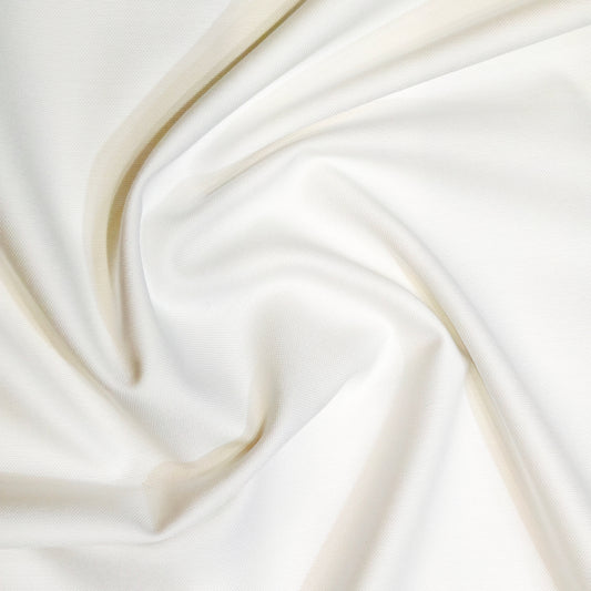 Tessitura Monti India 2/80's Counts Giza Cotton Solids Unstitched Shirt or Kurta Pajama Fabric (White)