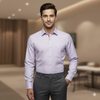 Shirt Fabric ManTire wrinkle Free PC Plain Fill a Fill Colour Light Lavender