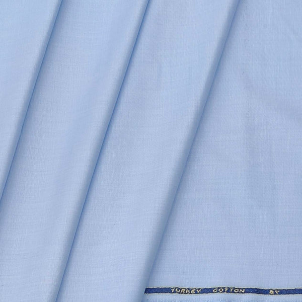 Shirt Fabric ManTire wrinkle Free PC Plain Fill a Fill Colour Baby Blue