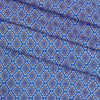 Shirt Fabric ManTire Polyester Viscose Digital Printed Color Aegean Blue